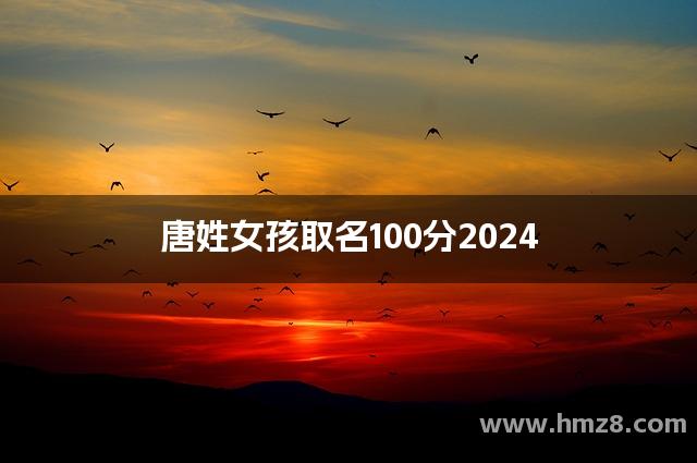 唐姓女孩取名100分2024