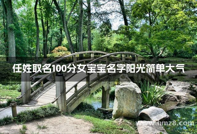 任姓取名100分女宝宝名字阳光简单大气