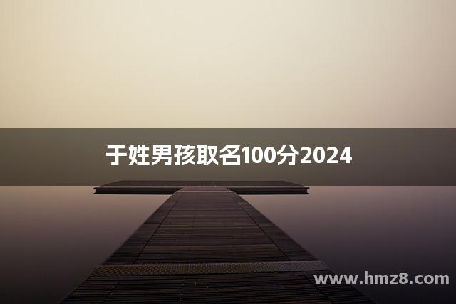 于姓男孩取名100分2024