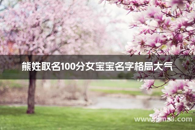 熊姓取名100分女宝宝名字格局大气