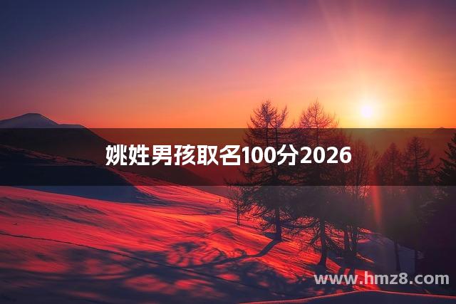 姚姓男孩取名100分2026